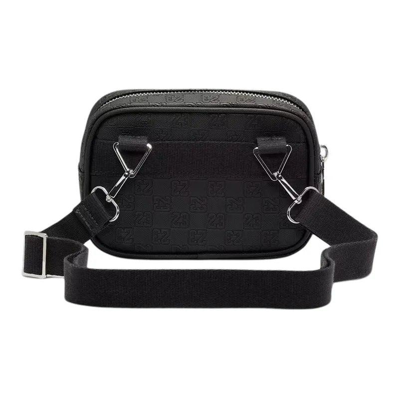 Jordan Polyurethane Camera Bag, Shoulder Bag, Crossbody Bag Men's Black-2