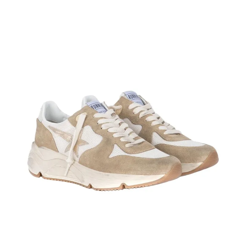Golden Goose Running Sole Low Top Casual Shoes Women's Brown-1