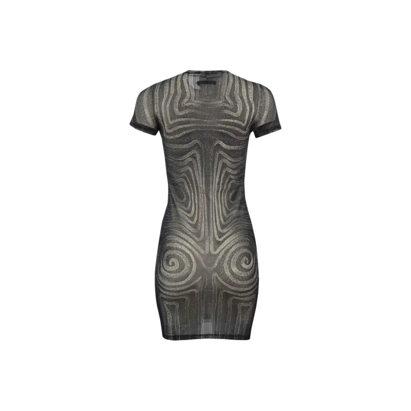 Jean Paul Gaultier Spiral Mini Dress-1
