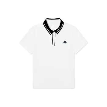 Kappa Summer Polo Shirt Women's Korean White