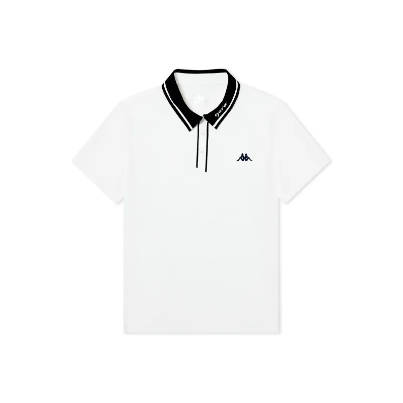Kappa Summer Polo Shirt Women's Korean White-0