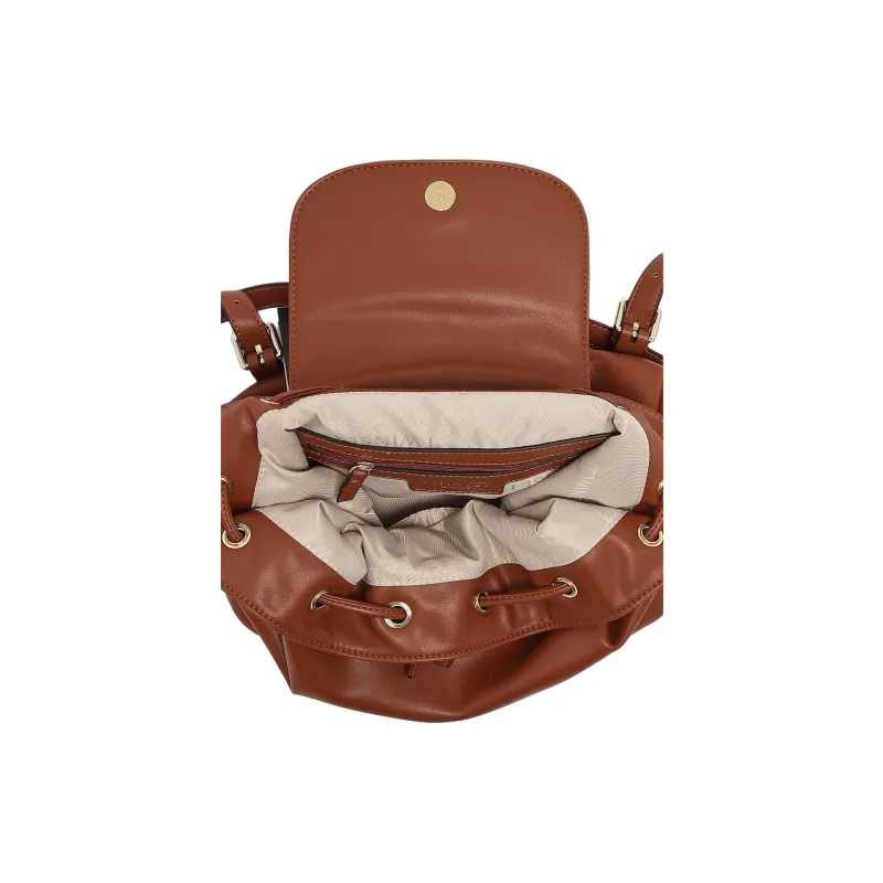 TWINSET MILANO PU Backpack Women's Brown-3