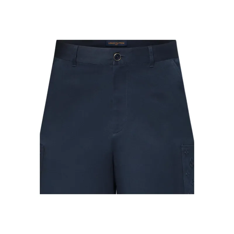 LOUIS VUITTON FW25 Cargo Shorts Men's Dark Blue-1