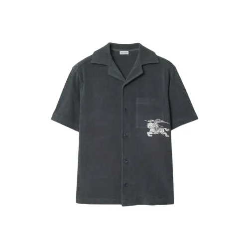 Burberry Shirts Men Gray