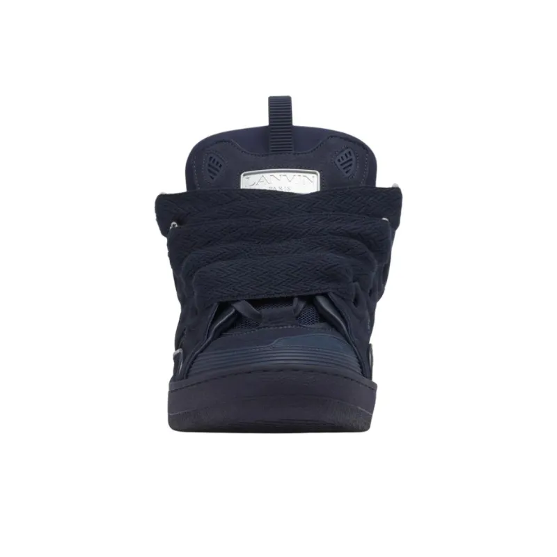 Lanvin Curb Low Top Skateboard Shoes Unisex Dark Blue-3