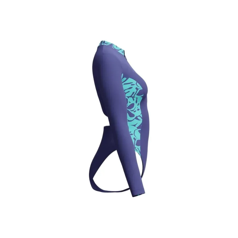 Speedo One piece Swimsuit Women's Blue Green-2