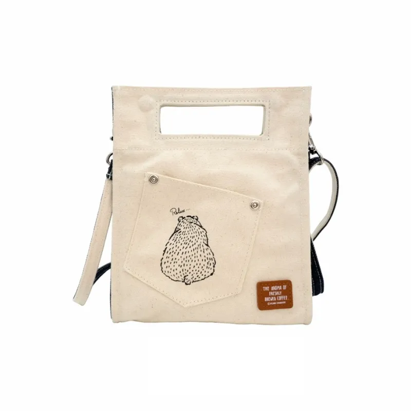 Hello Marche Canvas Bag, Handbag Regular Unisex Multicolor-4