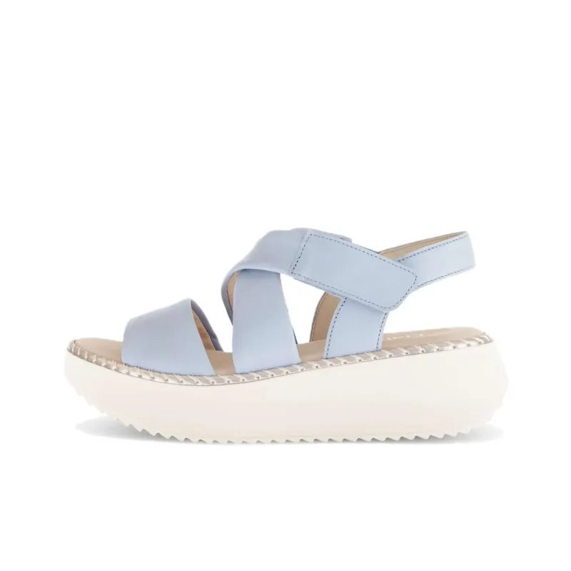 Gabor Fashion One Strap Sandals 5.5cm Women's Blue-0