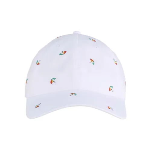 PUMA Polyester, Cotton, Metal, Twill Baseball Caps Men's White