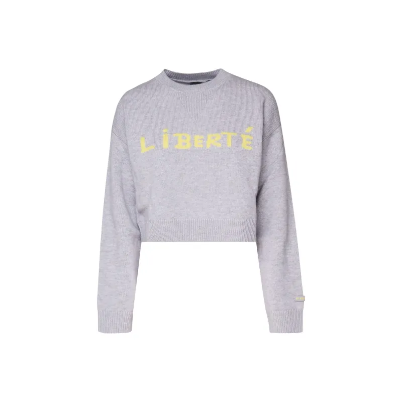 PINKO Crewneck Cropped Jumper-0