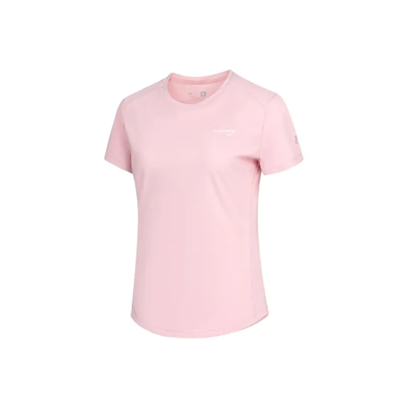 QIAODAN Sports Life Collection T Shirt Women's Peony Pink-0