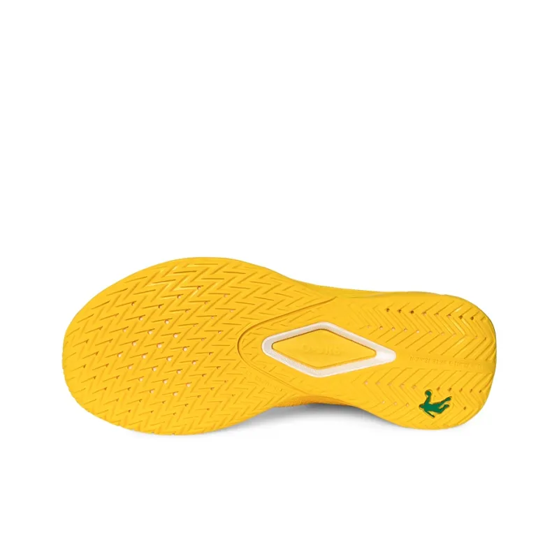 QIAODAN FE3.0 Bumblebee Cushioning Grip Anti Twist Breathable Slip Resistant Low Top Basketball Shoes Men's Yellow-5