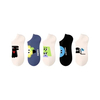 Happylemon No Show Socks Women's 5 Pack