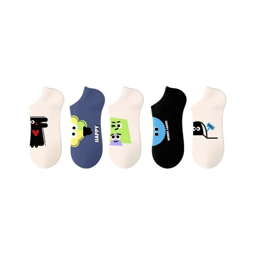 Happylemon No Show Socks Women's 5 Pack