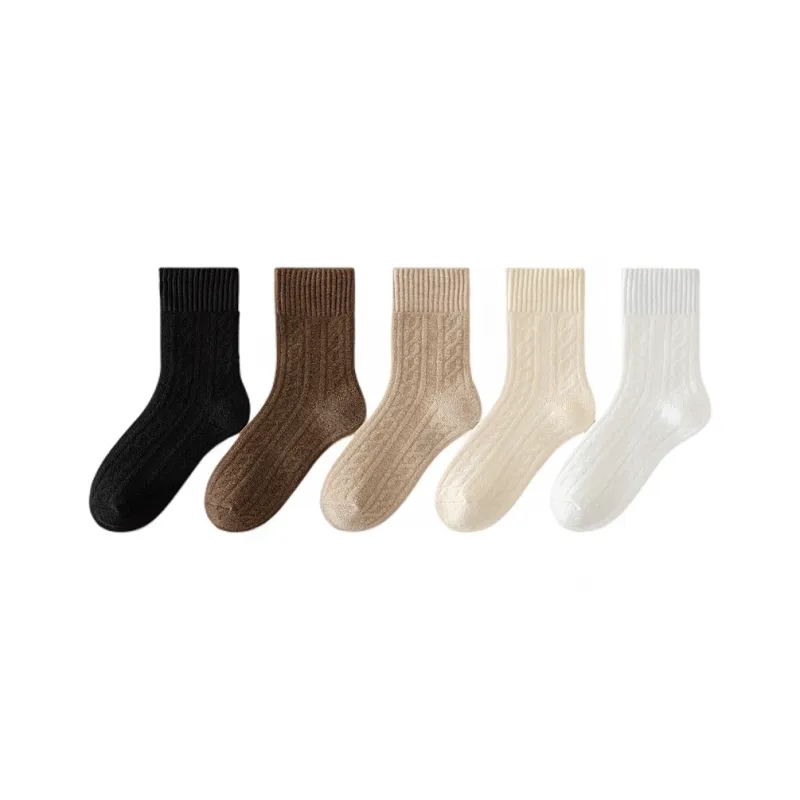 H YXIANG Mid Calf Socks Women's Combo Set-18