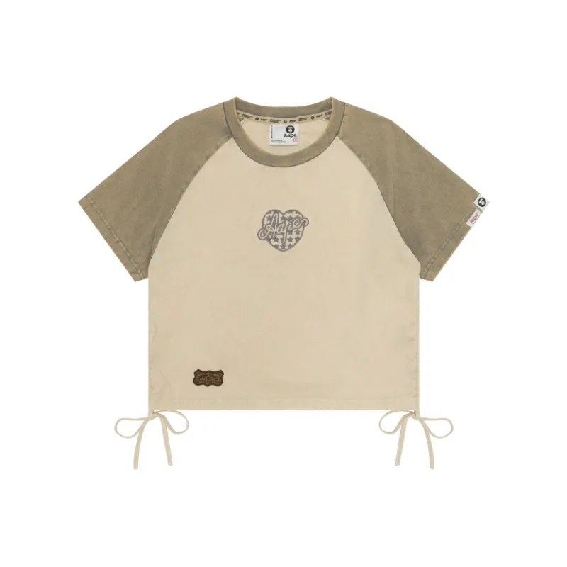 Aape Logo embroidered T Shirt-0