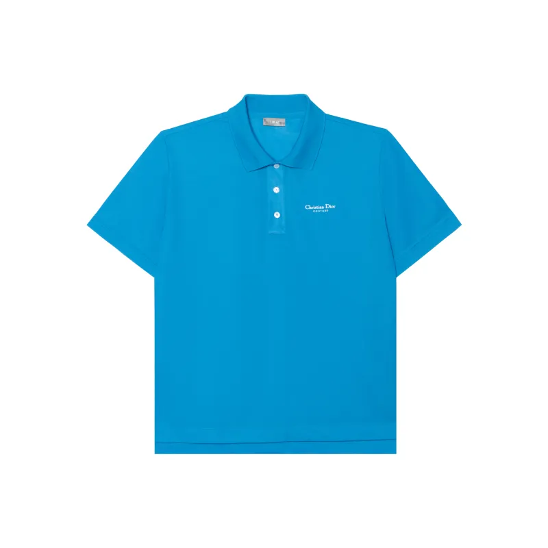 DIOR SS24 Polo Shirt Men's Blue-0