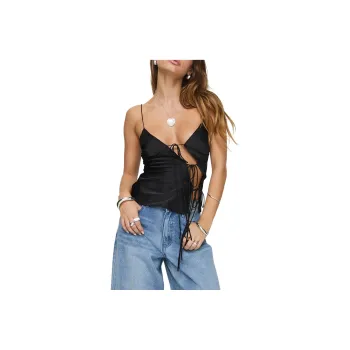 PRINCESS POLLY MARIAH CAMI TOP Camisole Women's BLACK/Black