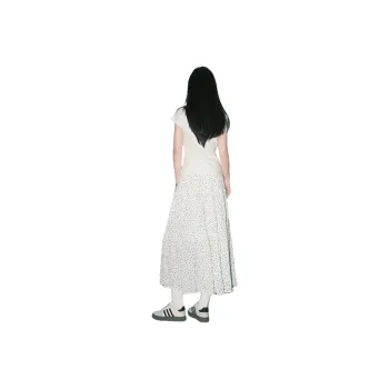 FOREVER 21 Casual Long Skirt Women's White
