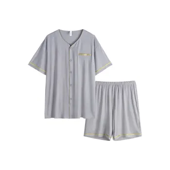 Xuan Liang Pajama Set Men's Mist Gray