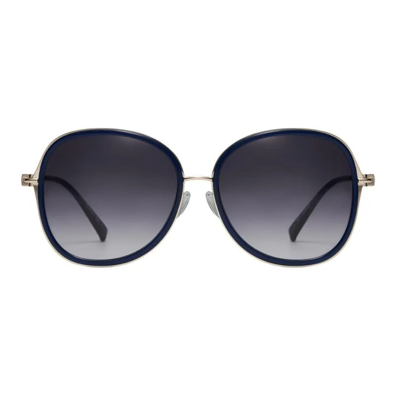 MaxMara Metal Butterfly Sunglasses Unisex Blue-1