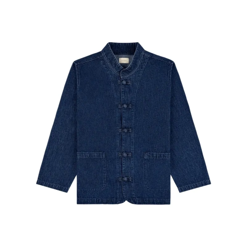 AIME LEON DORE Denim Collarband Jacket-0