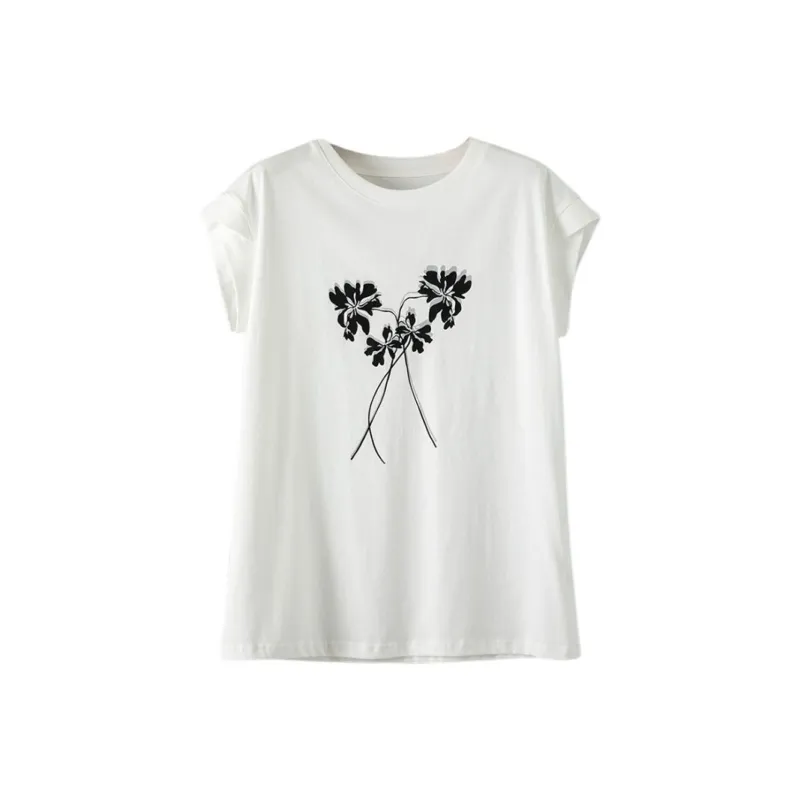 Late White T Shirt Women's Dark Gray-4