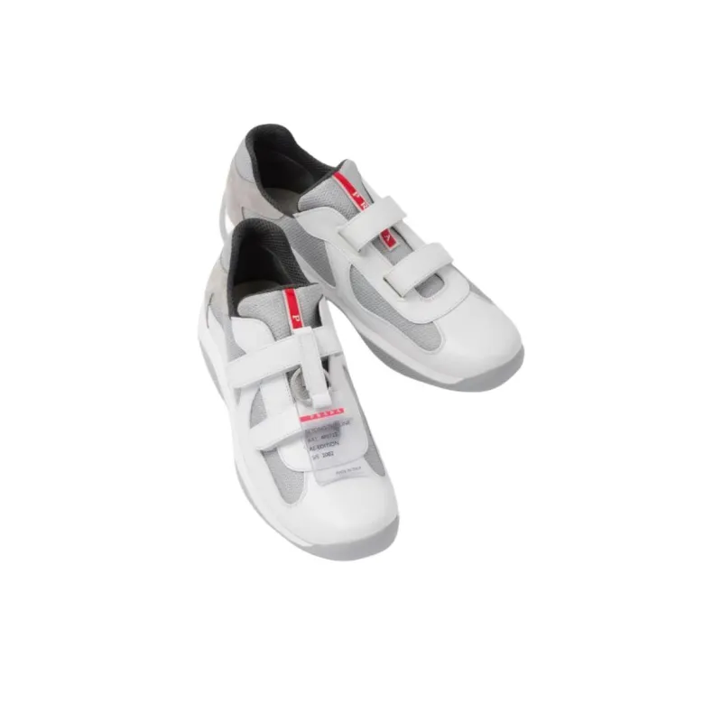 PRADA America's Cup Low Top Casual Shoes Men's White-3