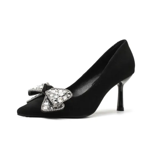 Varib Slim Heel High Heels Women's Black
