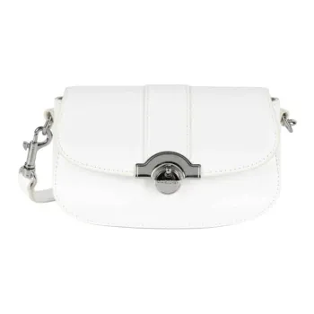 Lancaster Cow Leather Shoulder Bag Women's White