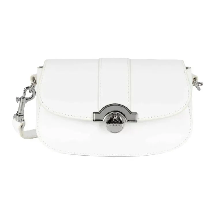 Lancaster Cow Leather Shoulder Bag Women's White-0