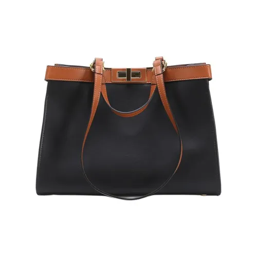 BEMIX PETS Cow Leather Handbag Women's Black