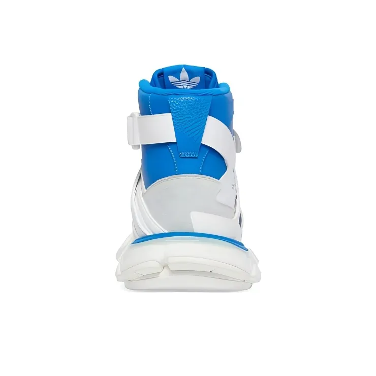 Balenciaga X Adidas Originals Track Forum Sneakers 'White Blue'-5