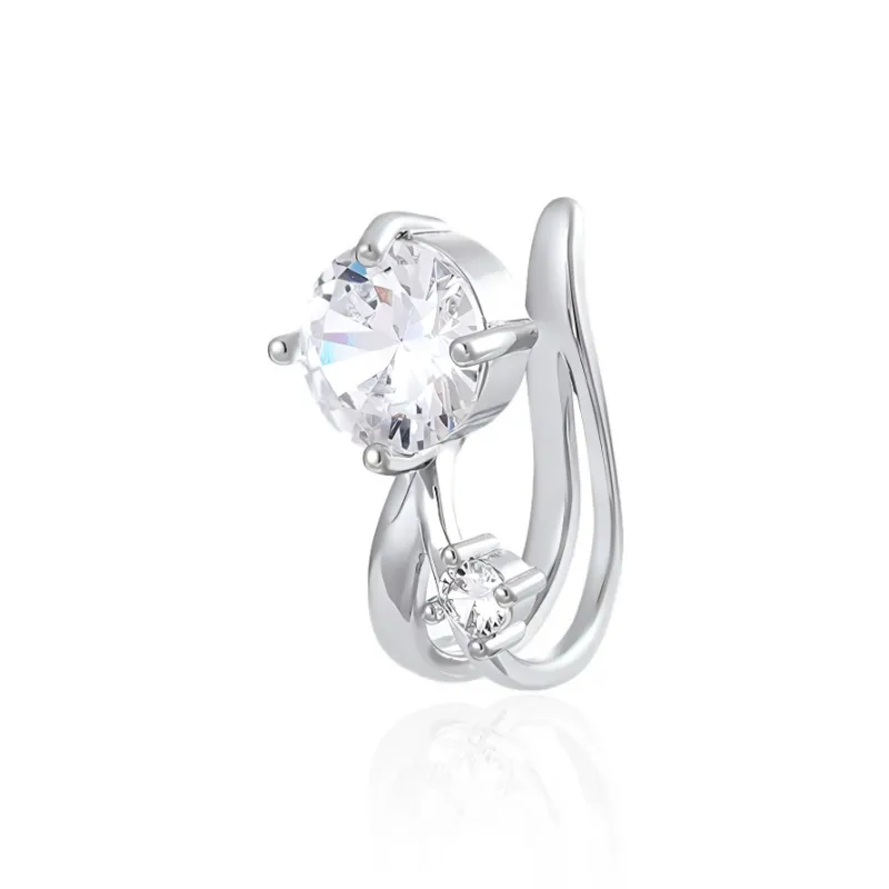 Universe Search Alloy Clip On Earrings Unisex-12