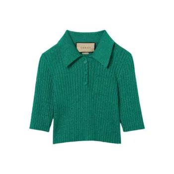 GUCCI Polo Shirts Women's Green