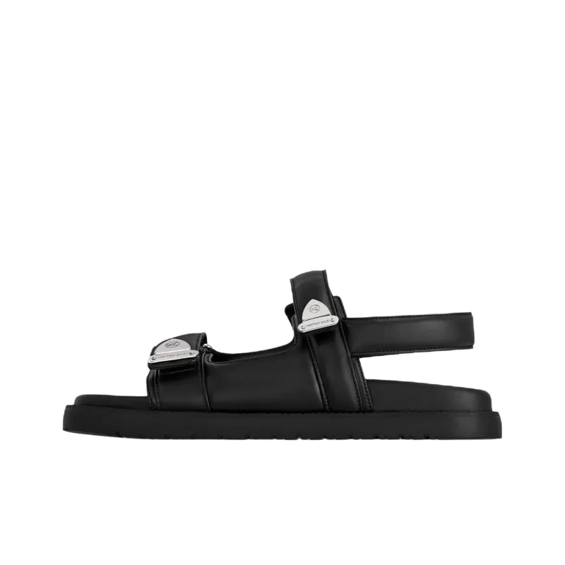 LOUIS VUITTON Sunset Comfort One Strap Sandals Women's Black-0