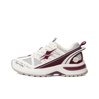 KILLWINNER Anti Slip Wear Resistant Low Top Casual City Commute Running Shoes Unisex White Red