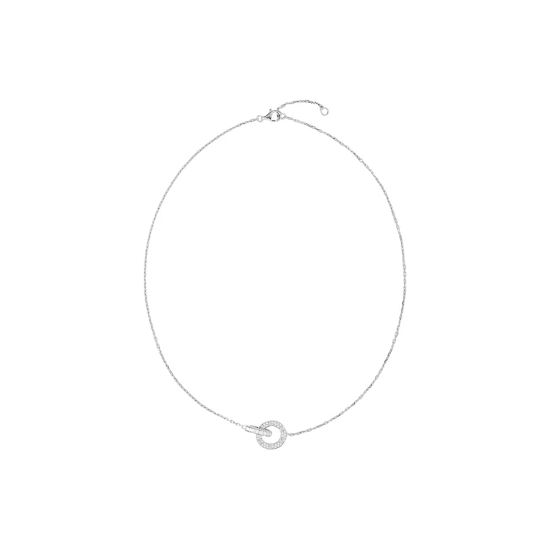 CARTIER Love Necklace Collection 18K White Gold Necklaces Women's-0