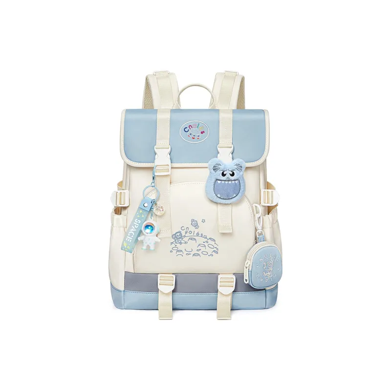 CNOLES Fabric Backpack Regular Women's Cardamom Pink/Ice Sea Blue-8