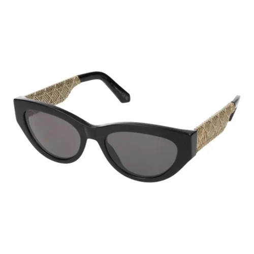 DIOR Metal Cat Eye Sunglasses Women's Black