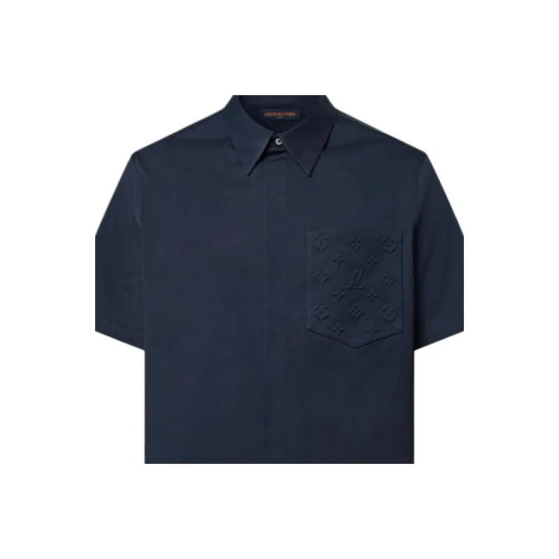 LOUIS VUITTON FW25 Polo Shirt Men's Black-1