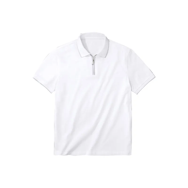 Mr.Bu Polo Shirt Men's Moon White-0
