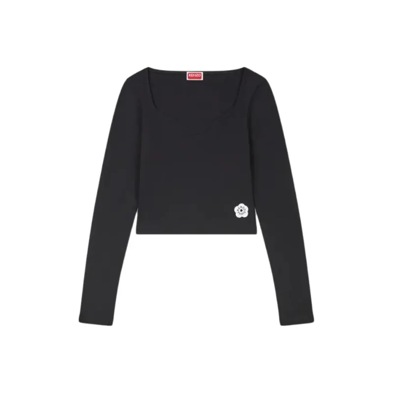 KENZO Boke Flower Cropped T shirt-0