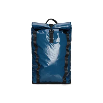 Rains Polyester Backpack Regular Unisex Black/Mist Gray/Quantum Blue/Gray