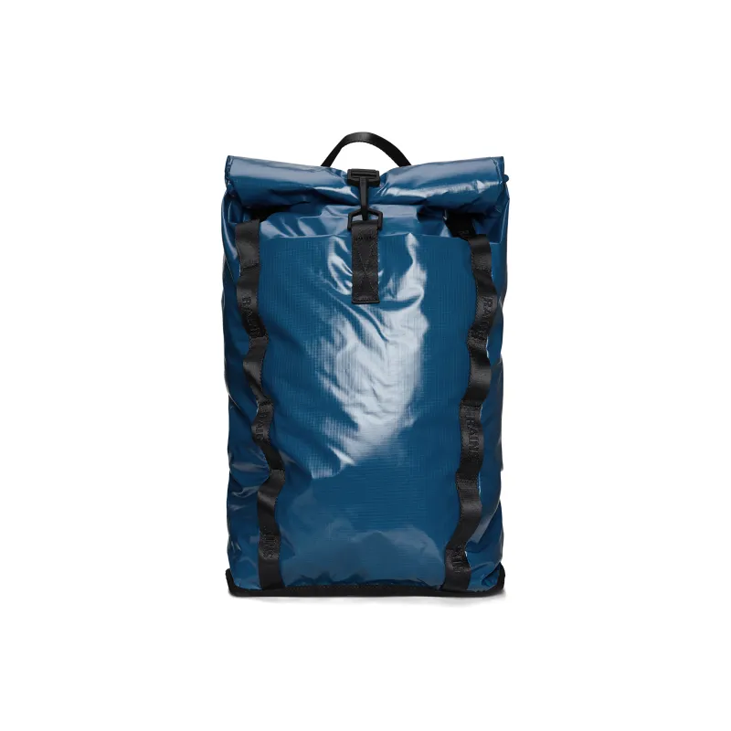 Rains Polyester Backpack Regular Unisex Black/Mist Gray/Quantum Blue/Gray-0