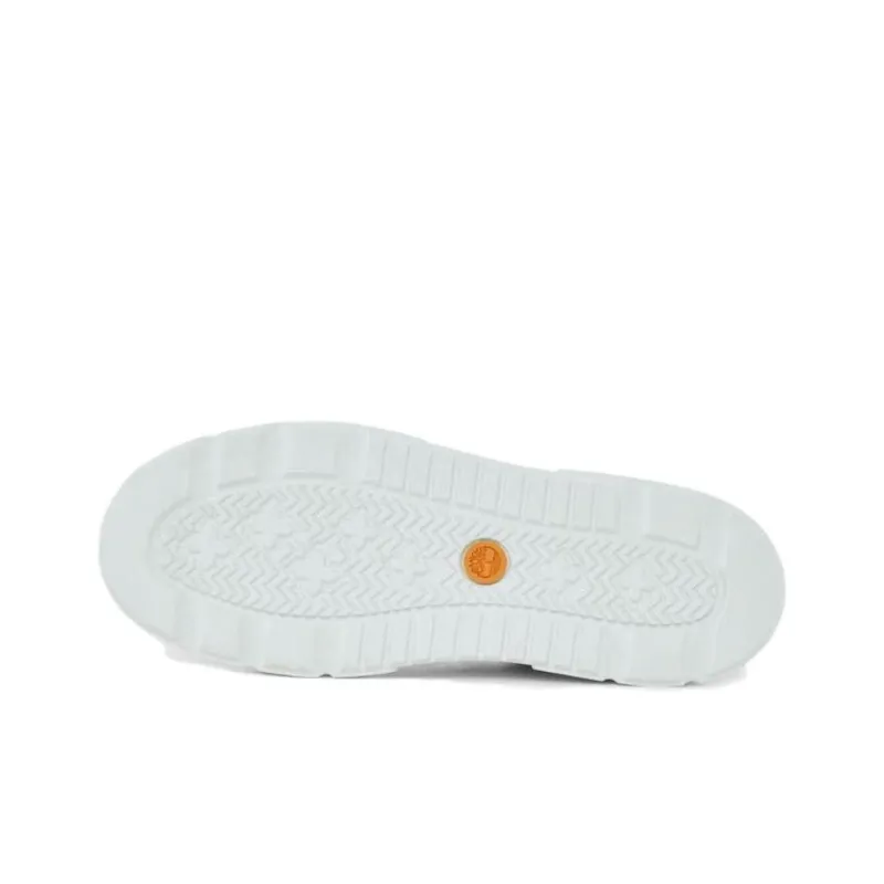 Timberland Laurel Court Anti Slip Wear Resistant Low Top Skateboard Shoes Women's Orange-3