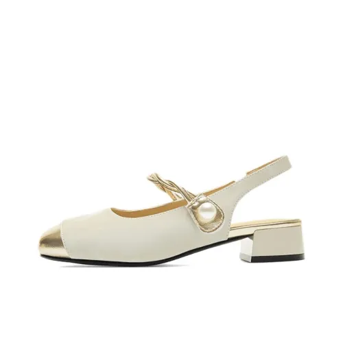 AGSDON Chunky Heel High Heels 3.5cm Women's