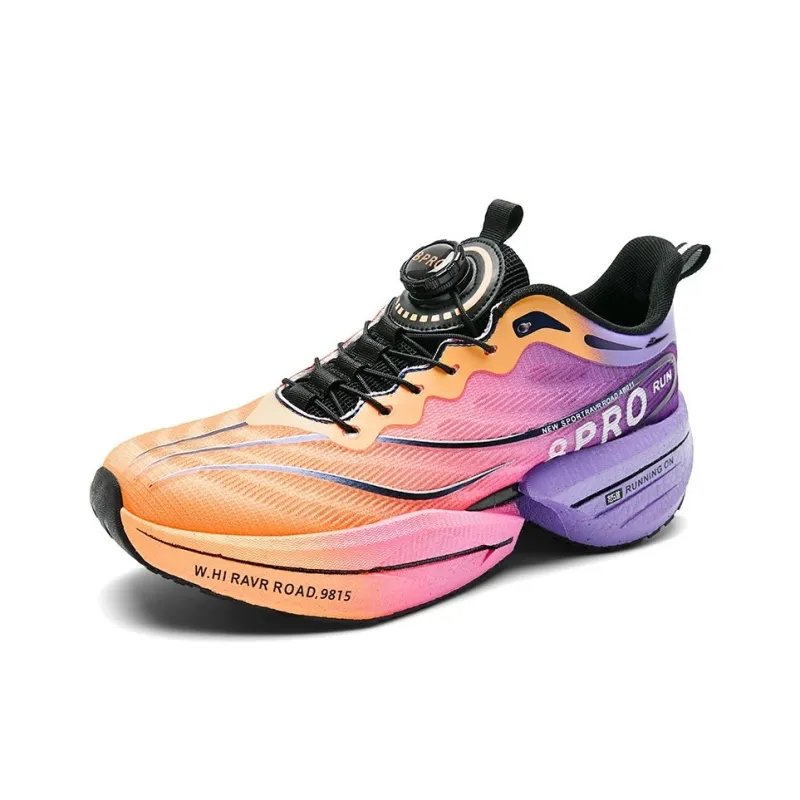 Kuding Running Shoes Unisex Low Top Zi Wei Star/Spring Green/Flint Stones/Electric Glow-1