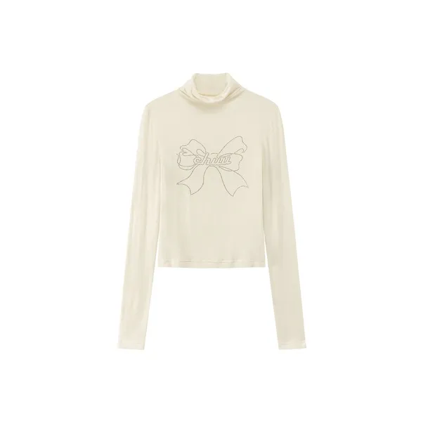 CHUU T Shirt Women's White Apricot-0