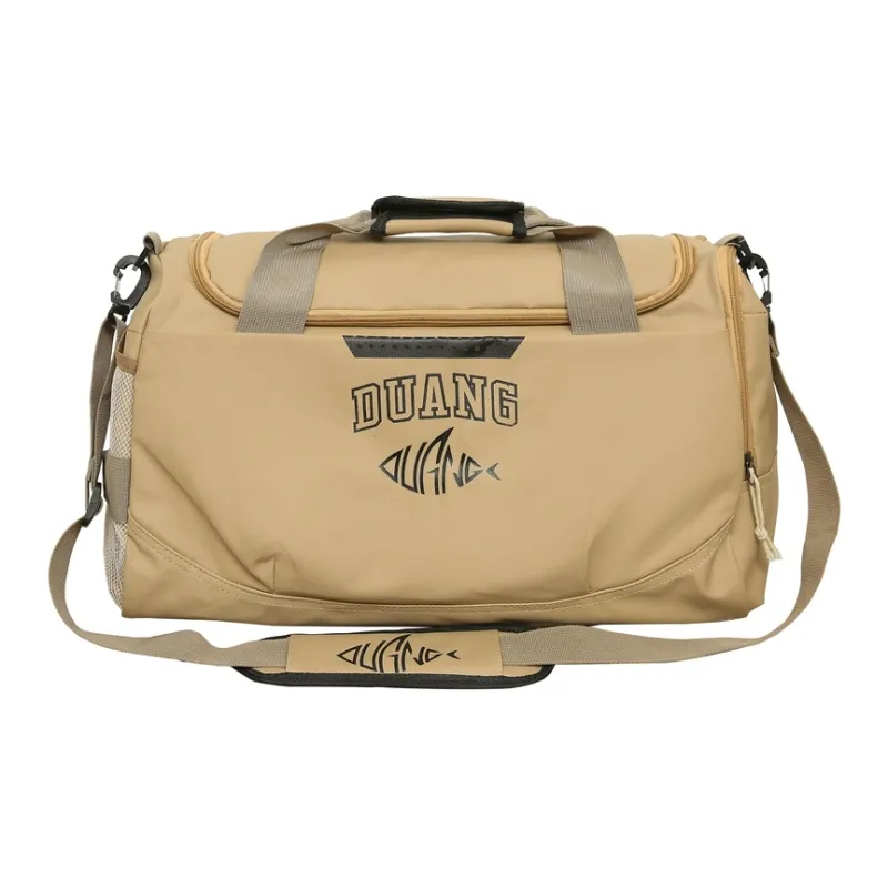 BUBM Membrana Dermalis Travel Bag Unisex Gray/Red/Khaki-12